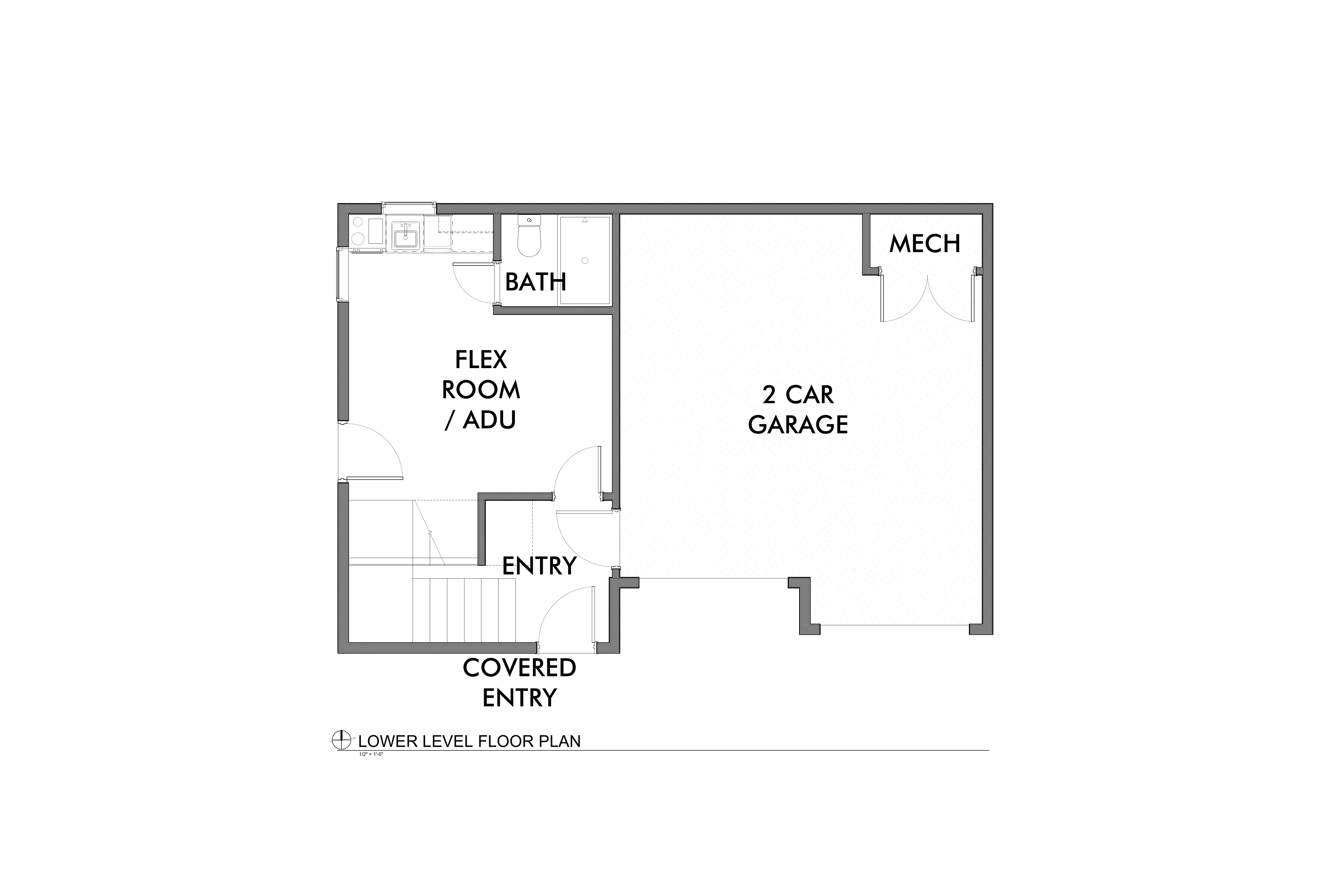 ADU / Micro-Unit floor plan