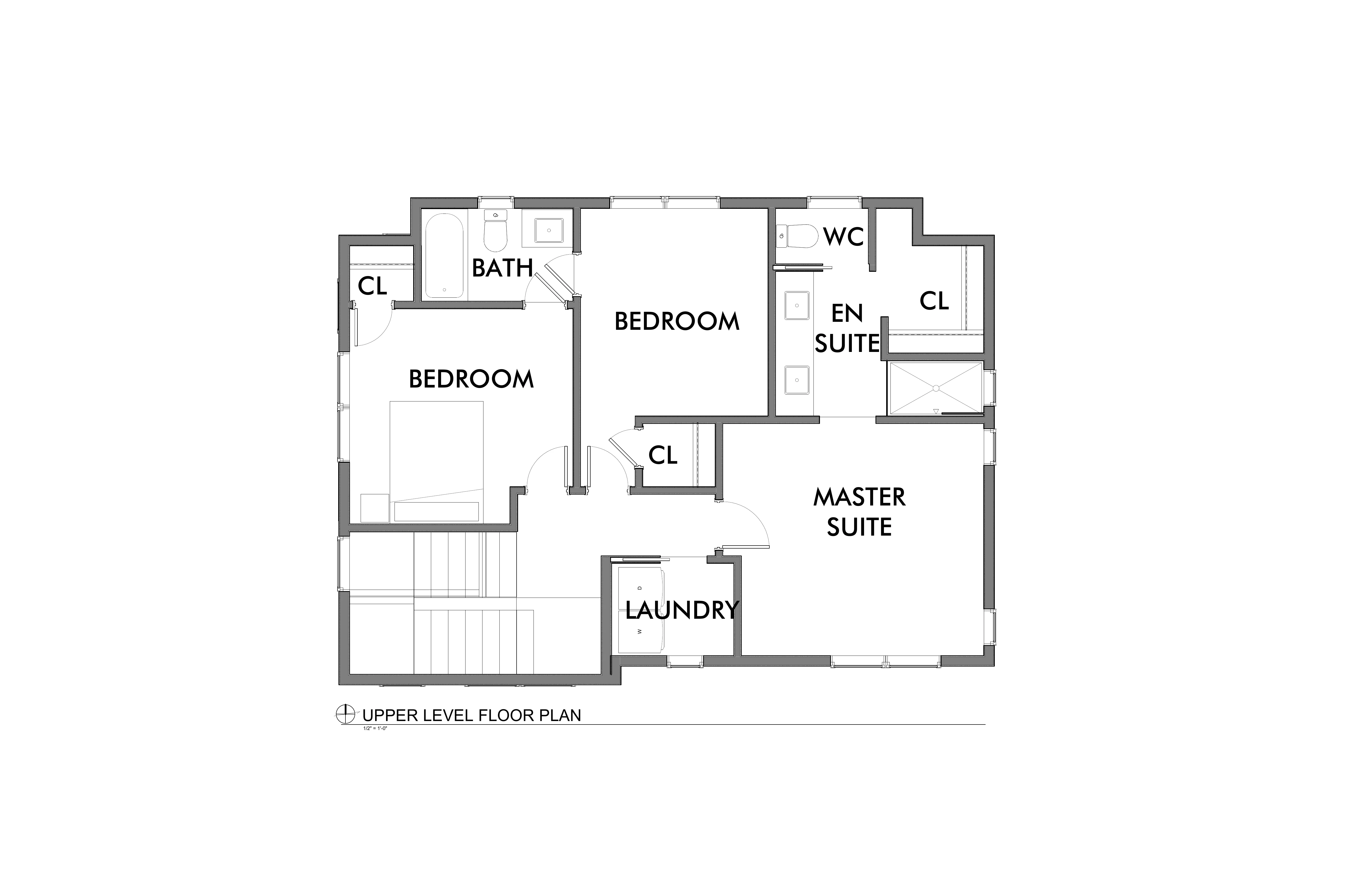 Bedrooms floor plan